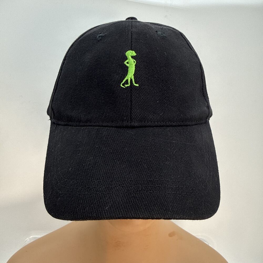 Geico Gecko Hat Cap Strap Back Baseball One Size Fit All Hook And Loop Logo